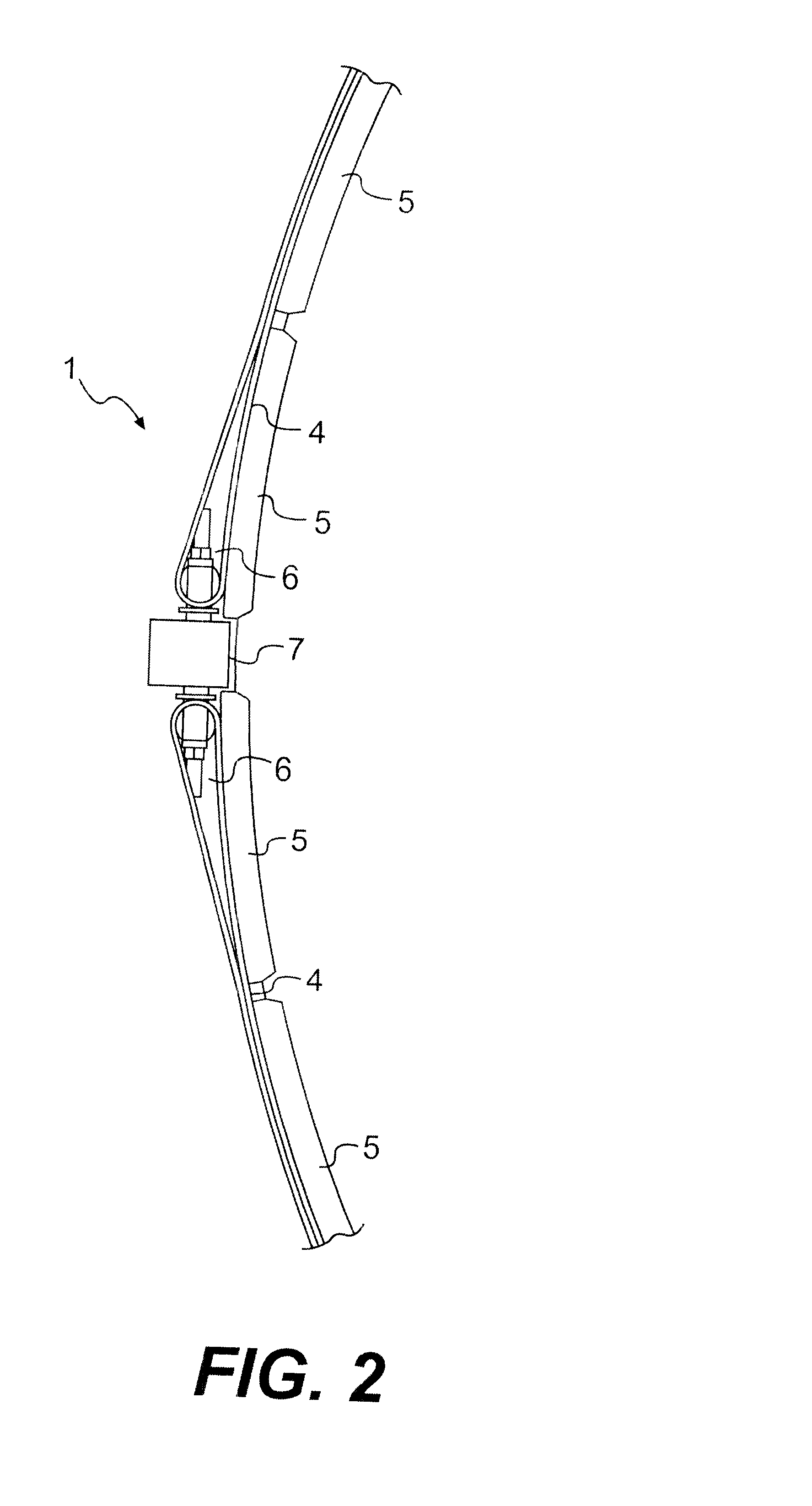 Device and method for connecting two parts of a craft