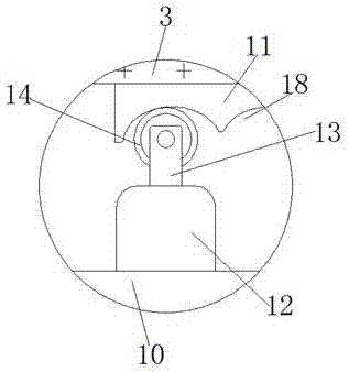 Spinning drum adjustable in length