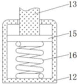 Spinning drum adjustable in length