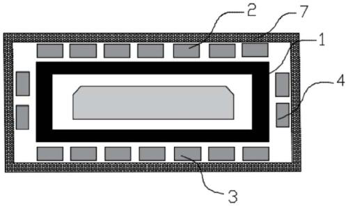 Annealing treatment method and device for reducing internal stress of crystal