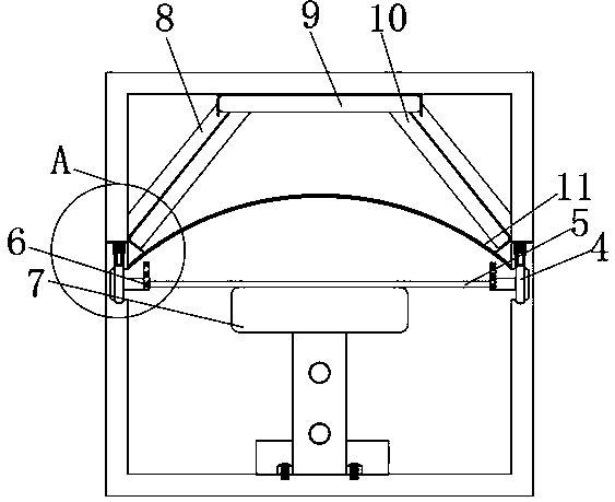 High efficient draining-drying device for vegetable dehydration