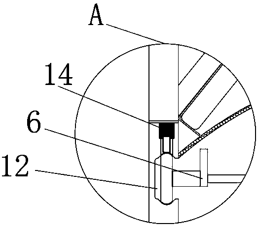 High efficient draining-drying device for vegetable dehydration