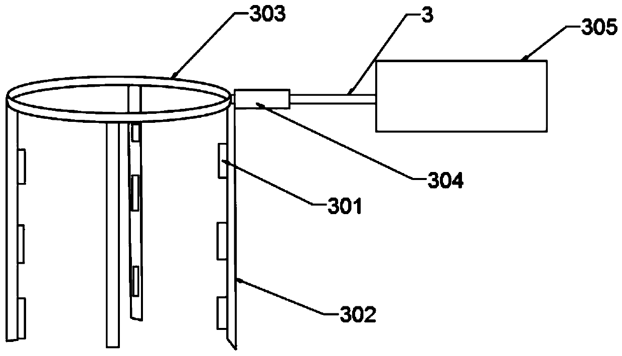 Oxygen supply flaming apparatus of biomass gasification furnace