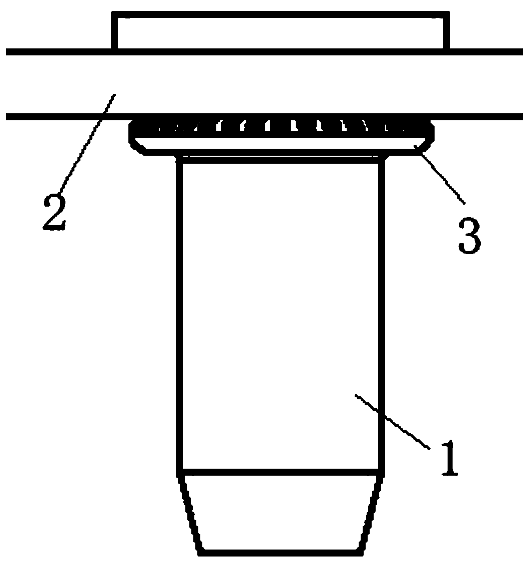 Pull rivet nut installation method capable of improving rotation-resistant capacity