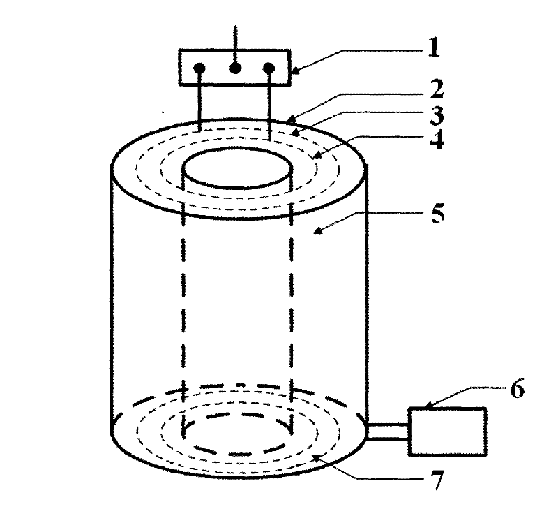 Tightly coupling hollow high-temperature superconducting inductor