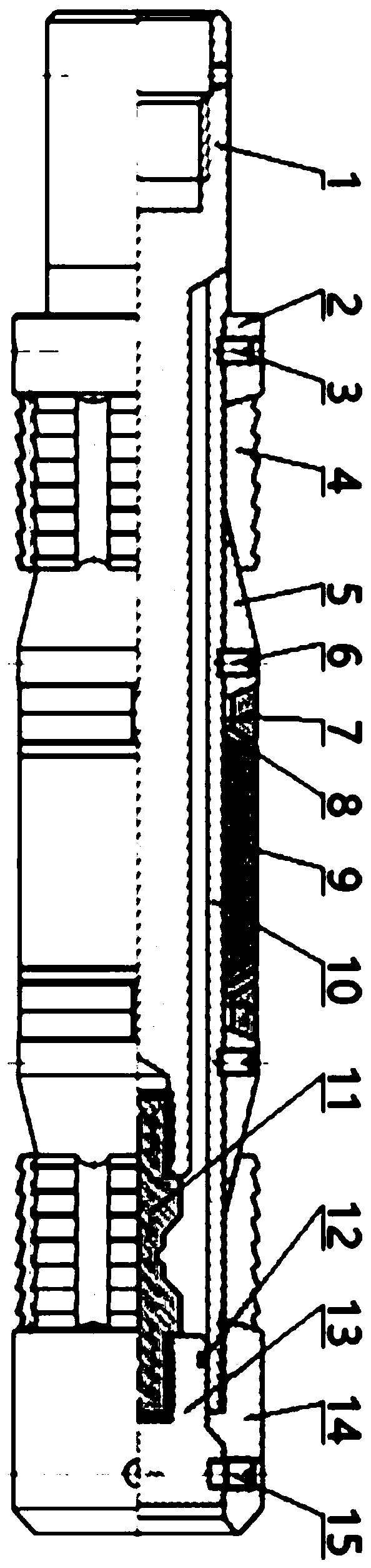 Large-drift-diameter treatment-free downhole high-pressure temporary plugging tool and method