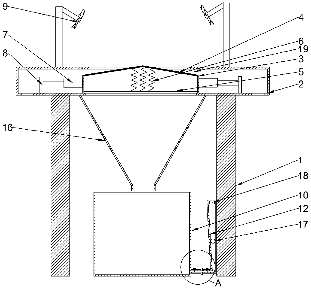 Waste engine oil filtering device