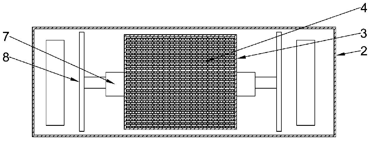 Waste engine oil filtering device