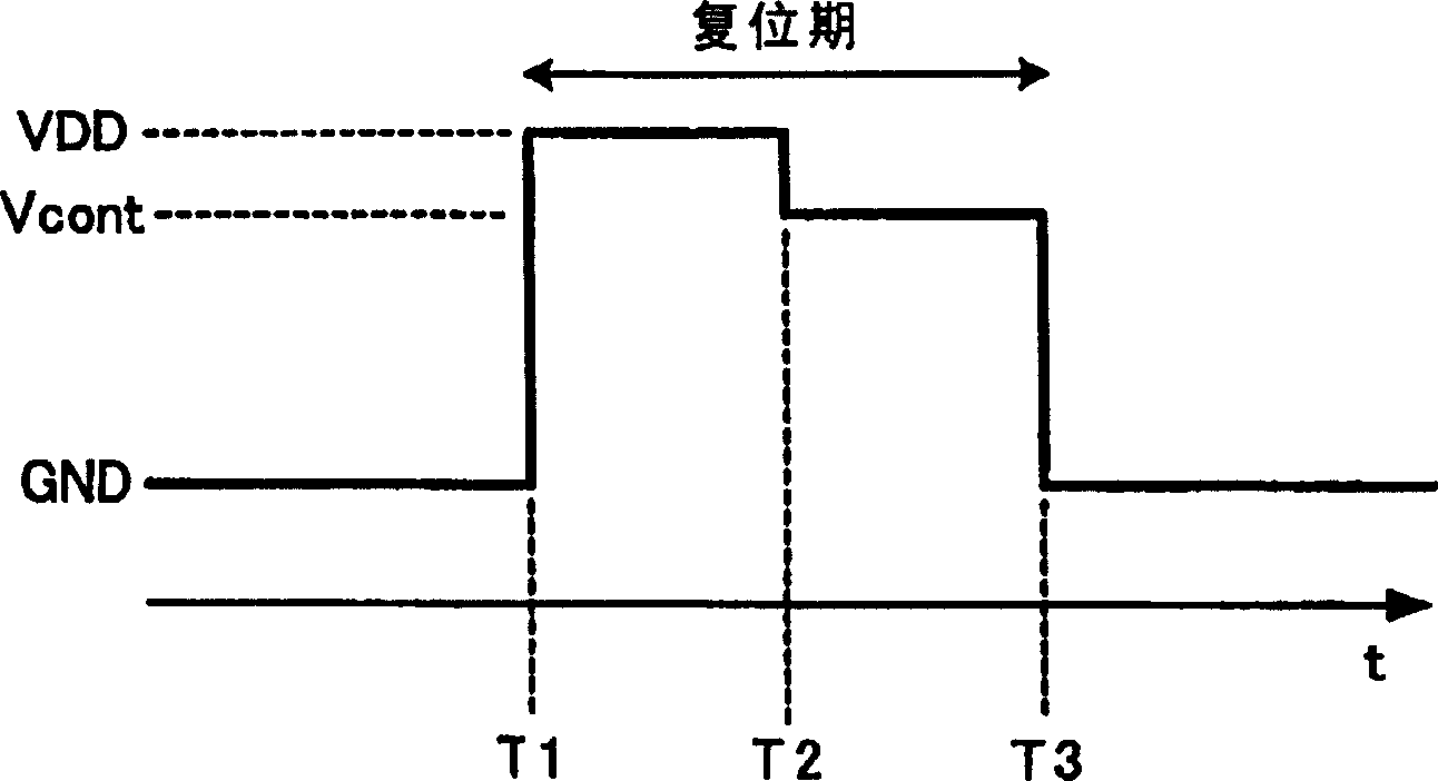 CMOS image sensor, reset transistor control circuit and voltage switch circuit