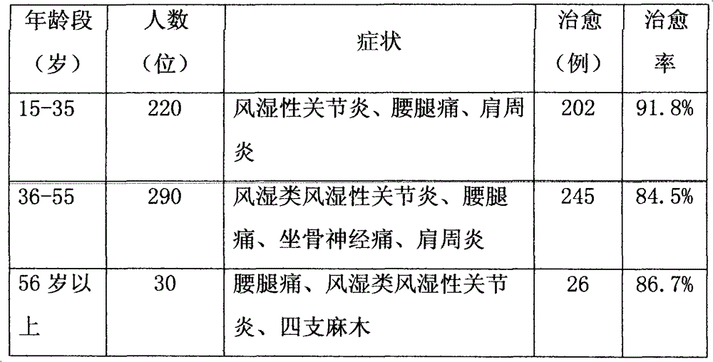 Medicine for treating rheumatism