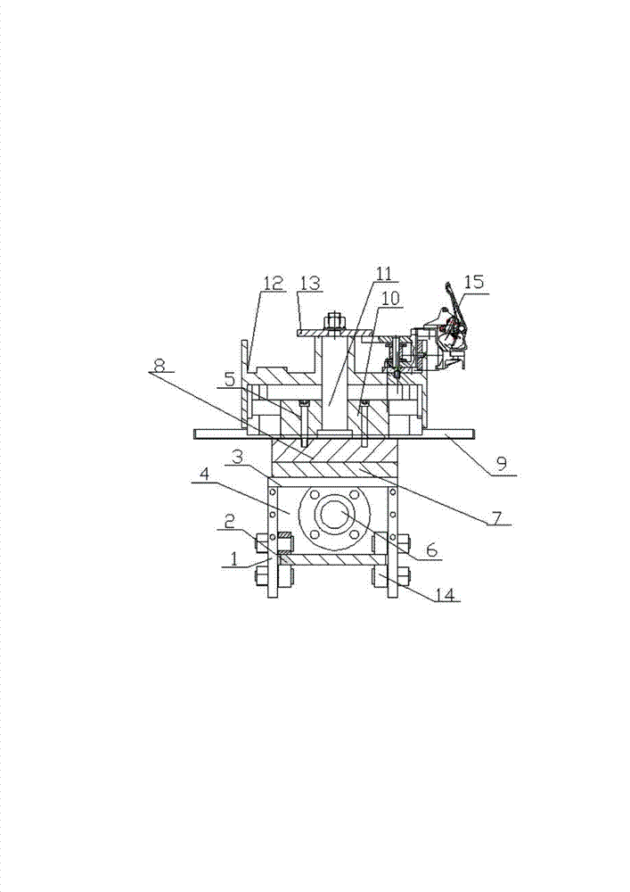 Sliding base specially used for BOPET (biaxially-oriented polyethylene terephthalate) sheet