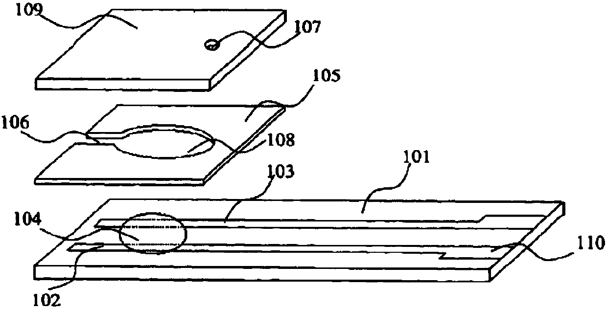 Liquid sample guiding device and detection equipment comprising same