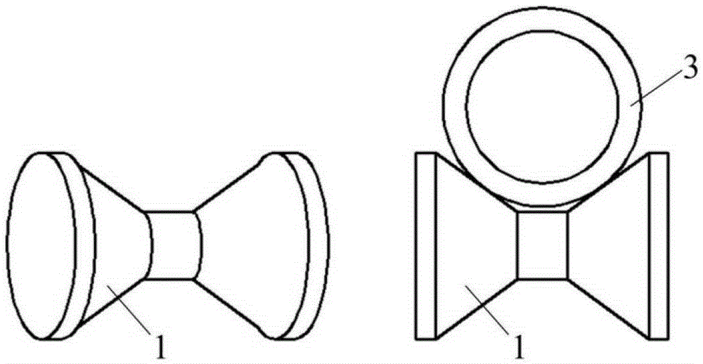 Steel tube pulse magnetization magnetic flux leakage detecting device