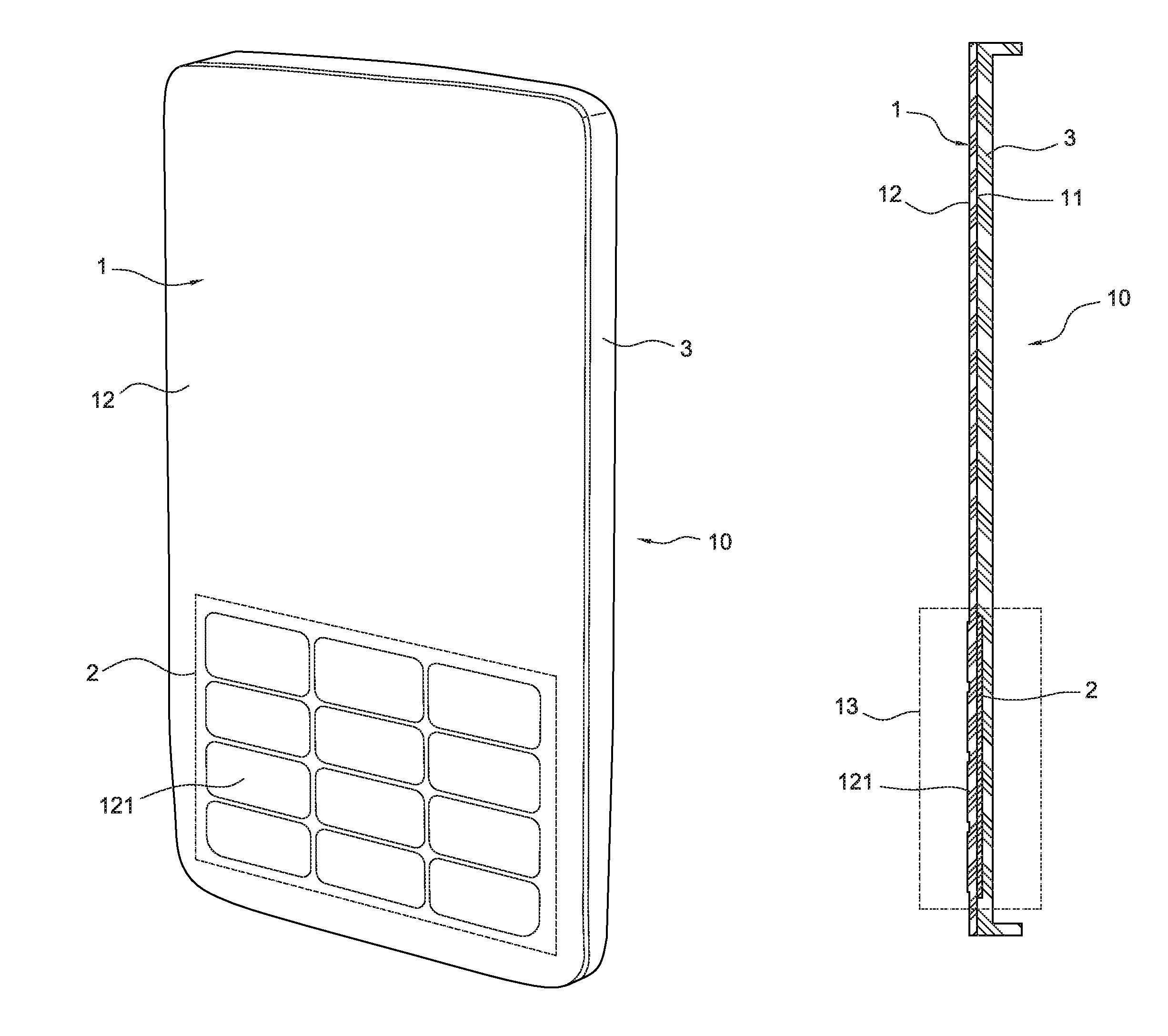 In-mould molding touch module and method for manufacturing the same