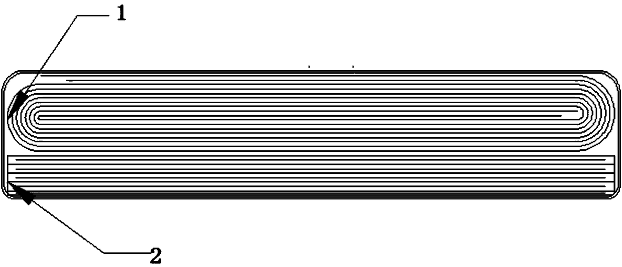 Lithium battery of high specific energy and high power, and manufacturing method thereof