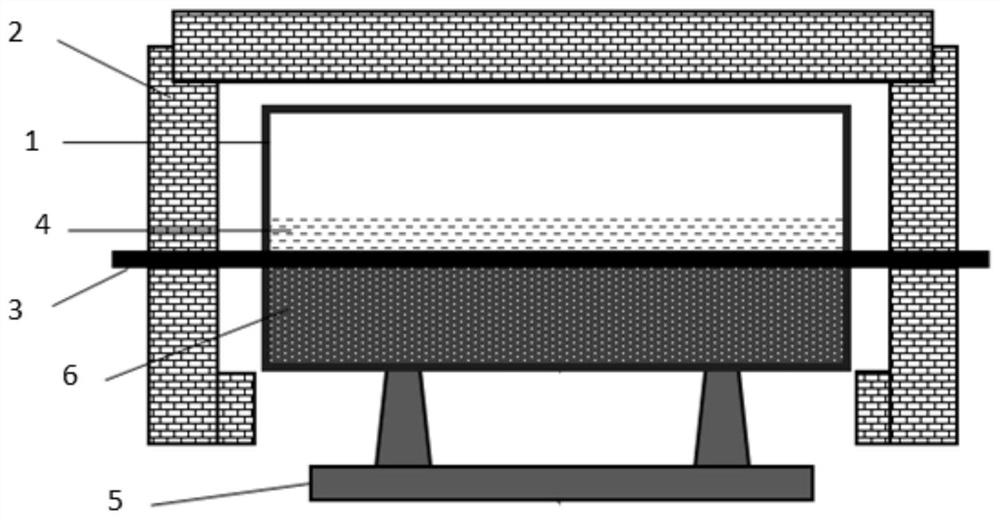 Method for preparing lanthanum titanate crystal by vertical zone melting descent method