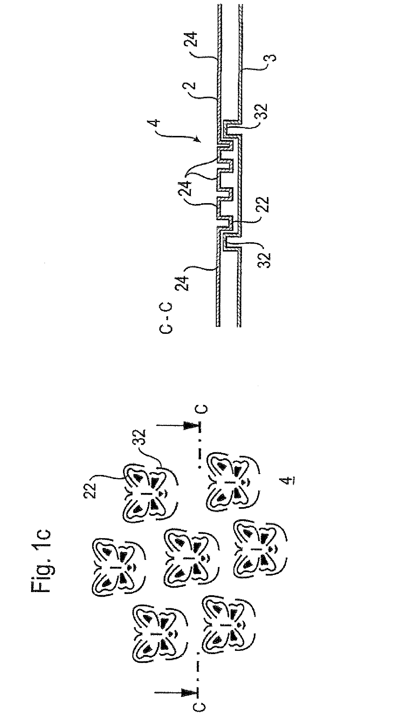 Multi-ply tissue paper product, paper converting device for a multi-ply tissue paper product and method for producing a multi-ply tissue paper product