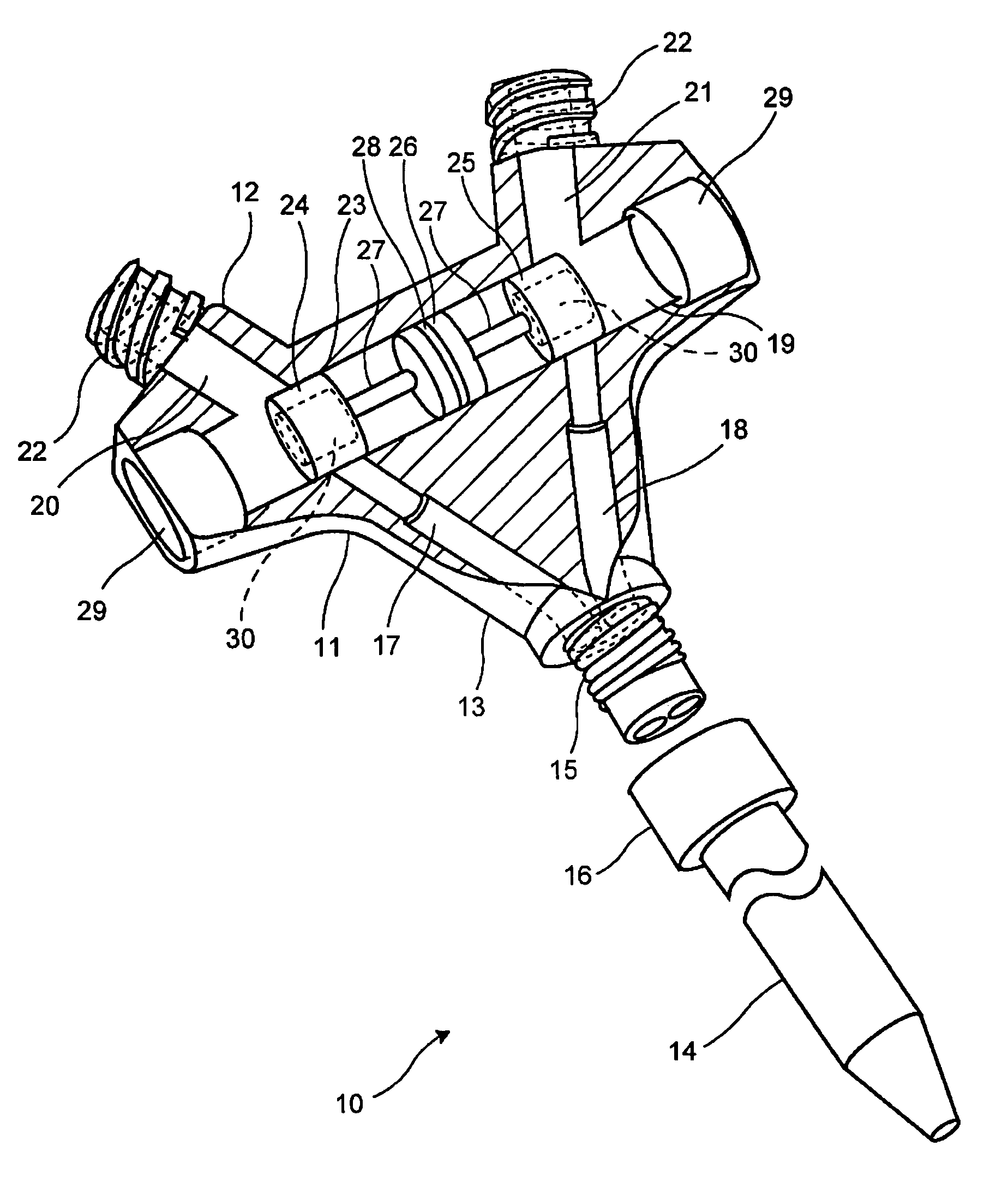 Self-occluding catheter