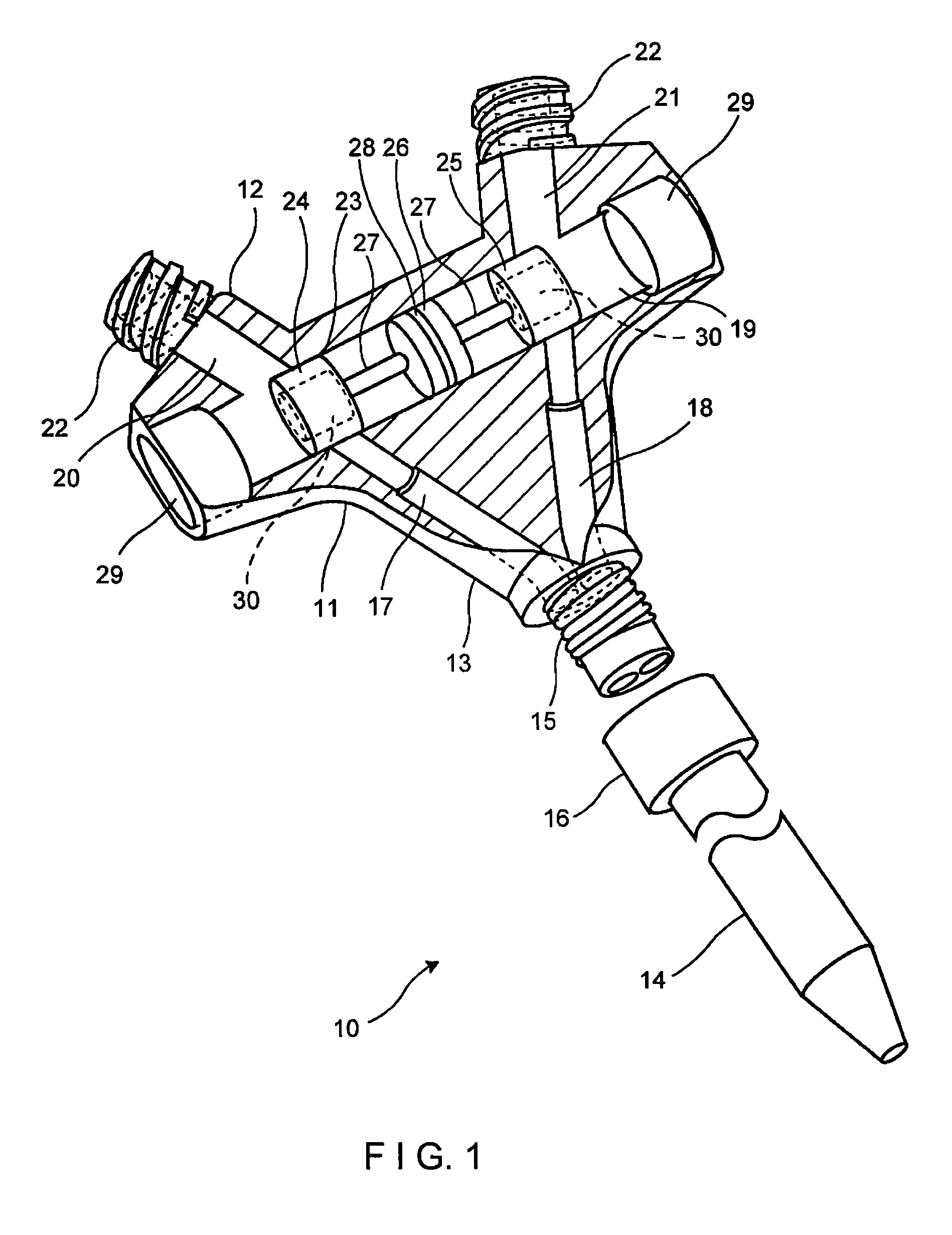 Self-occluding catheter