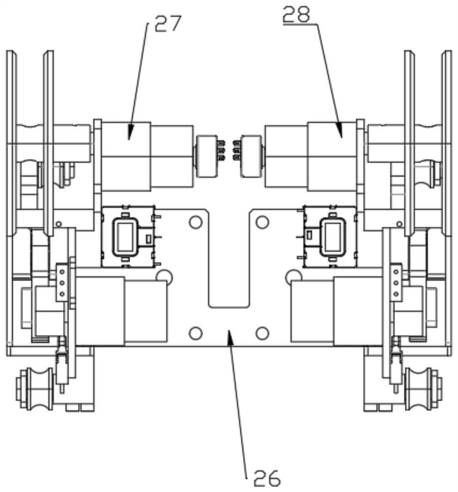 Standing auxiliary dragging device and control method thereof