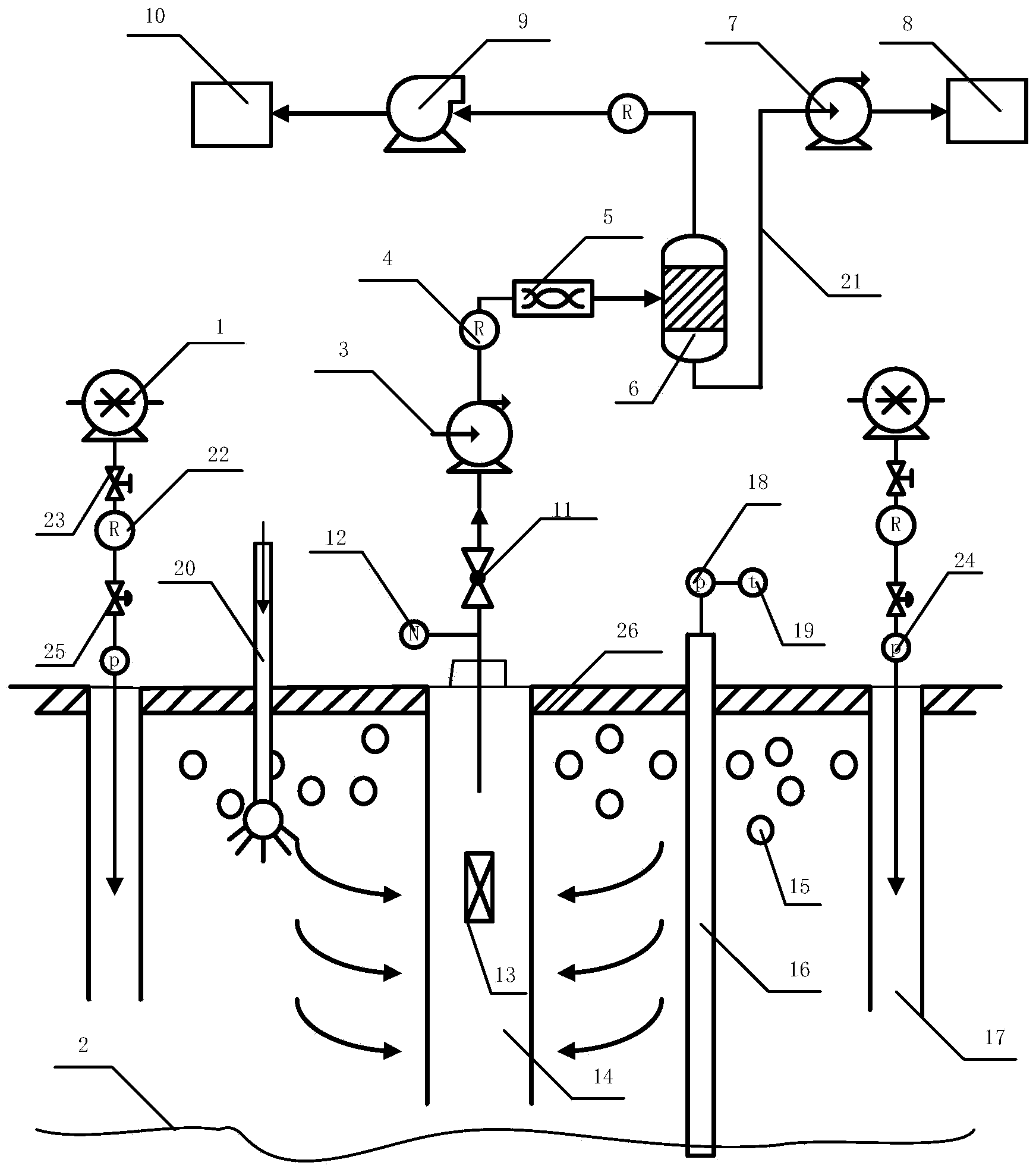 System and method for removing organic pollutants in soil employing microwave-assisted soil vapor extraction (SVE)