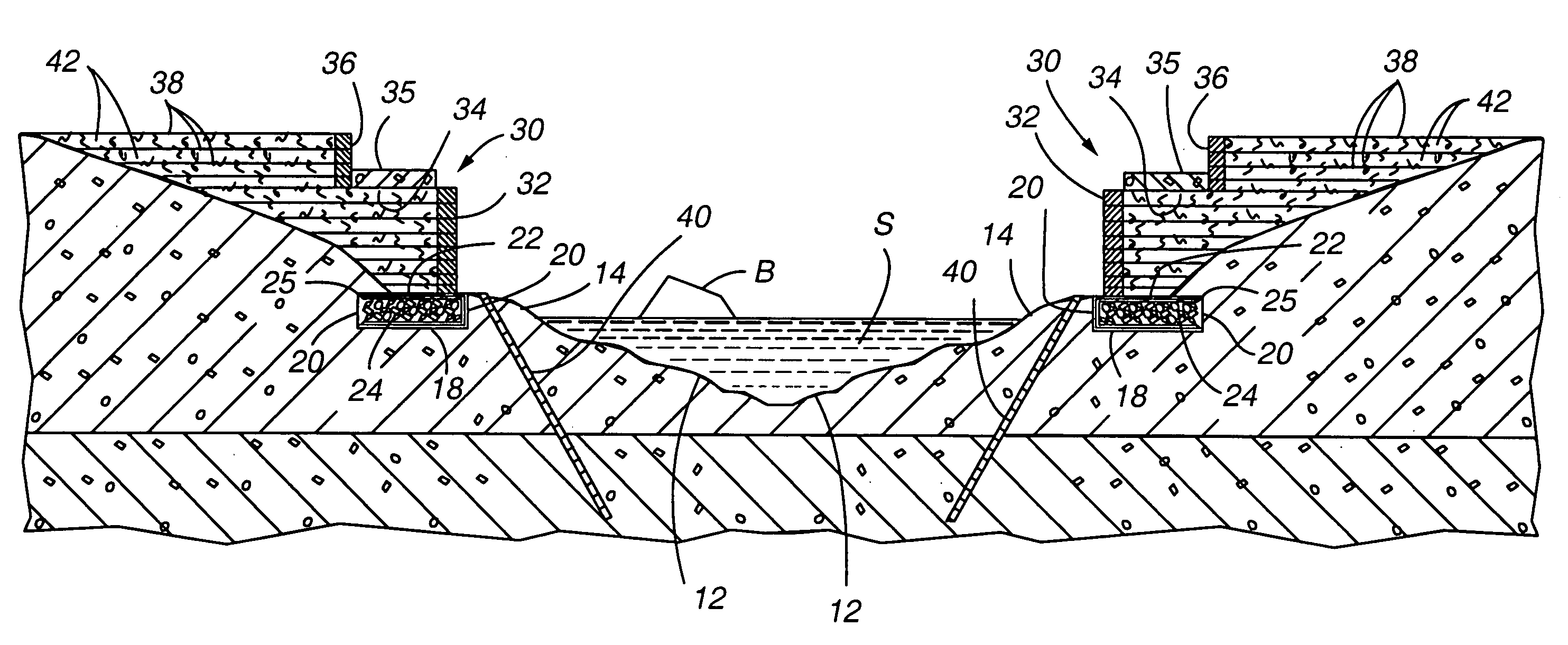 Subsurface platforms for supporting bridge/culvert constructions