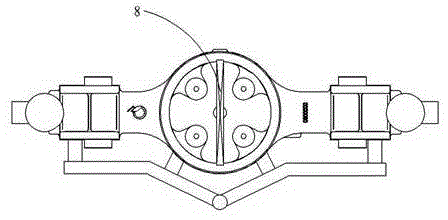 A flip casting method for 30f loader axle housing