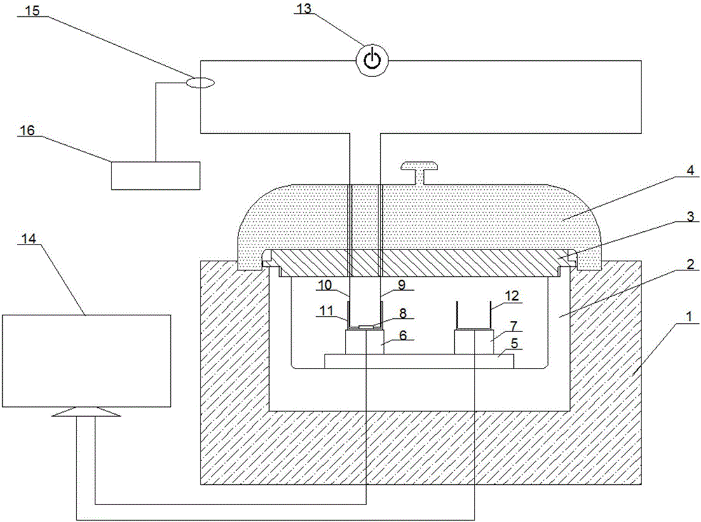 Electrothermal coupling processing system for characterizing phase transformtaion behavior of material