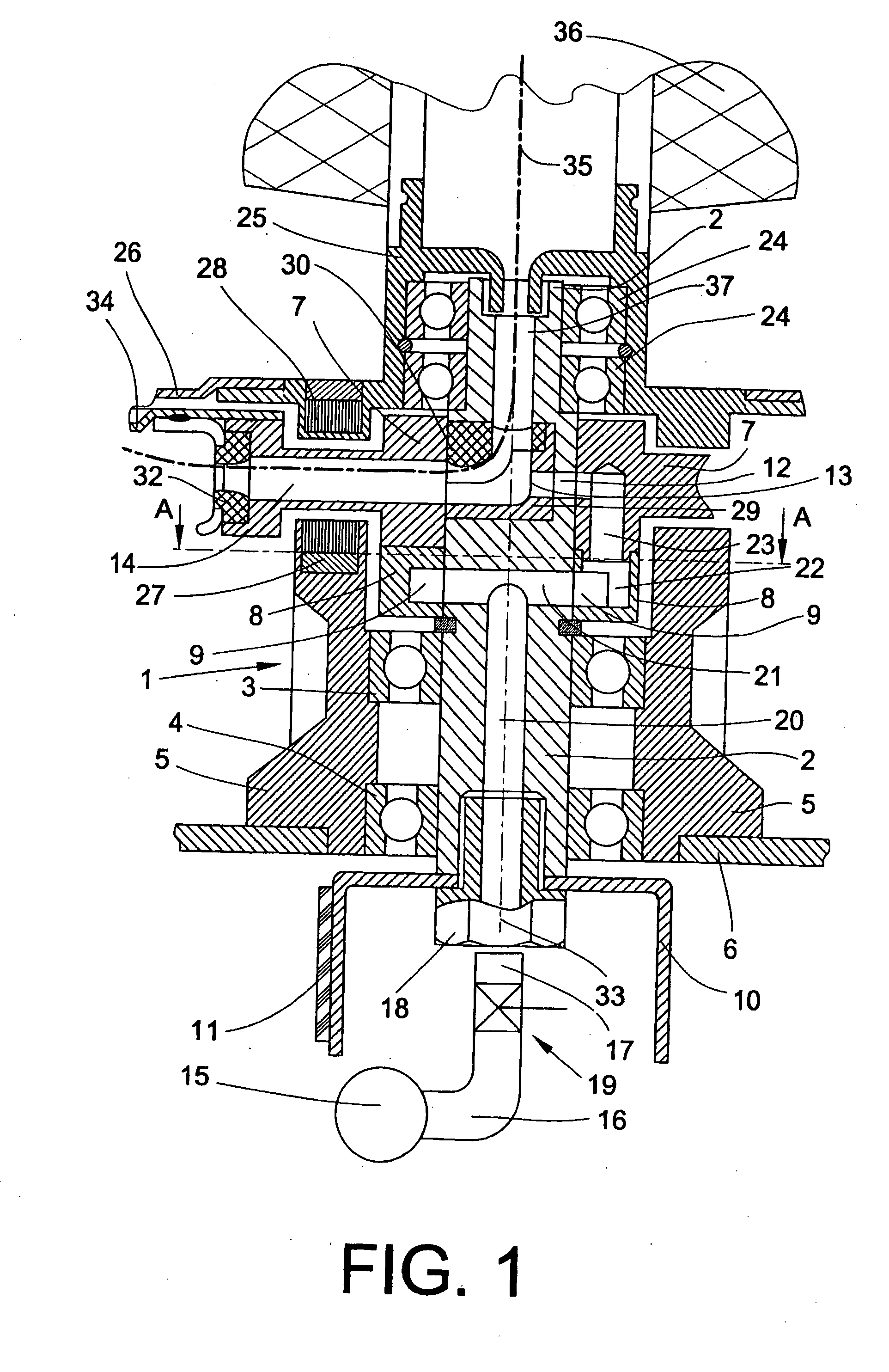 Two-For-One Twisting Spindle Comprising A Pneumatically Actuated Threading Device