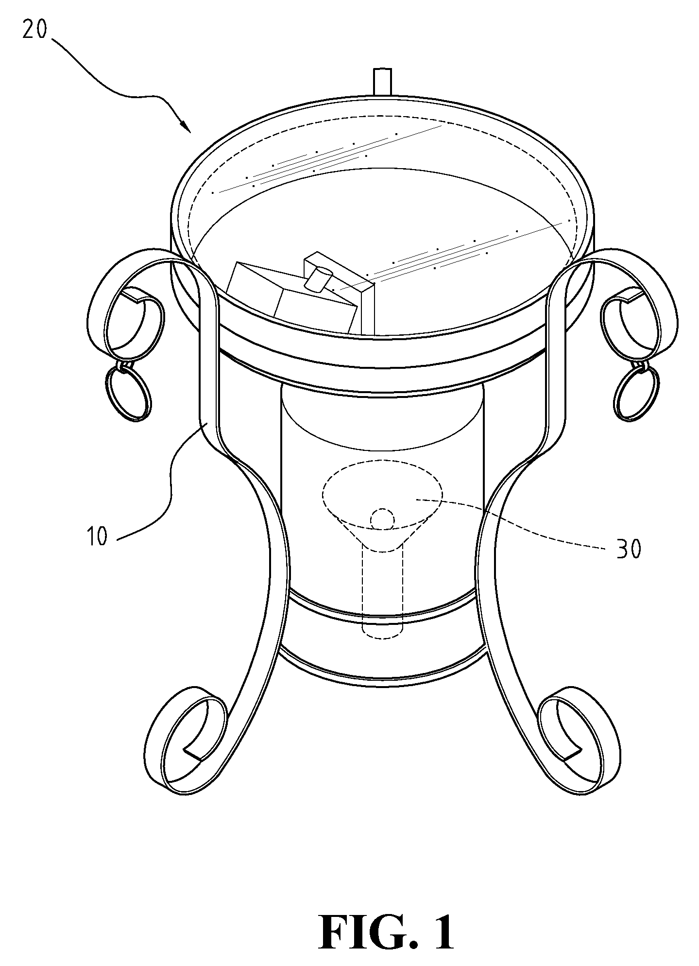 Lighting Device With Fluid Wave Projection