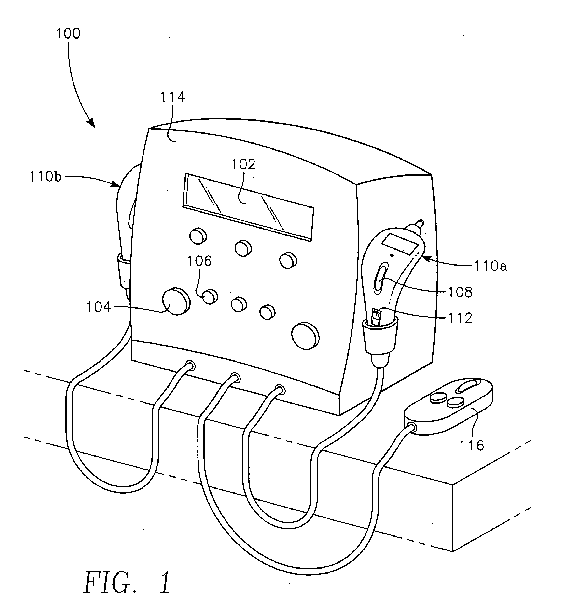 Device and method for the treatment of pain with electrical energy