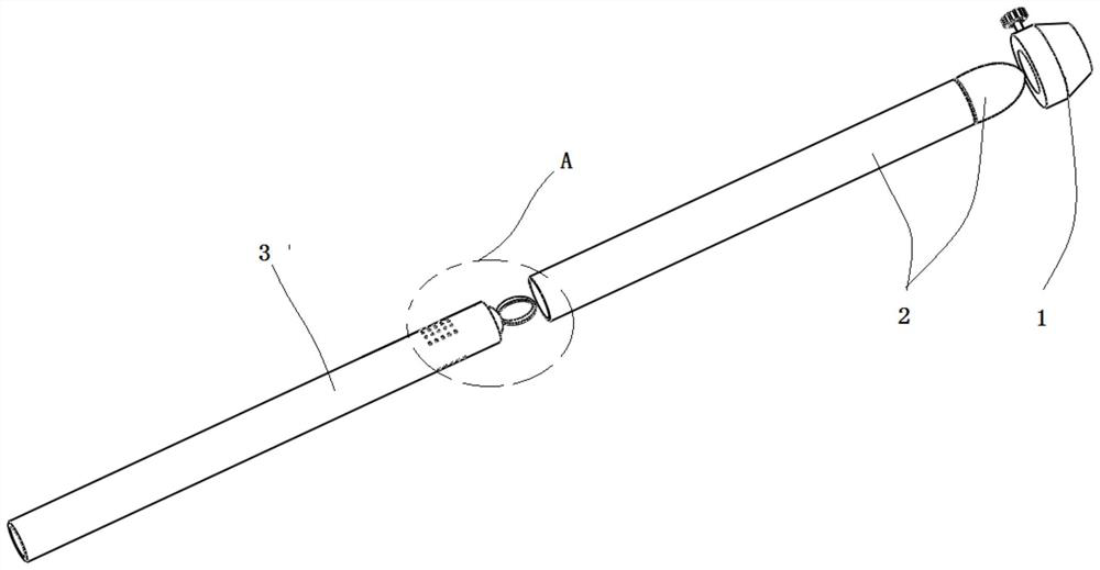 Embedded plant drug injection device