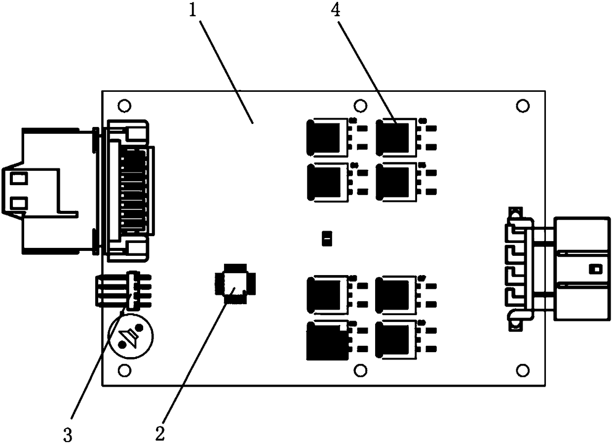 Intelligent electric pedal control system of automobile