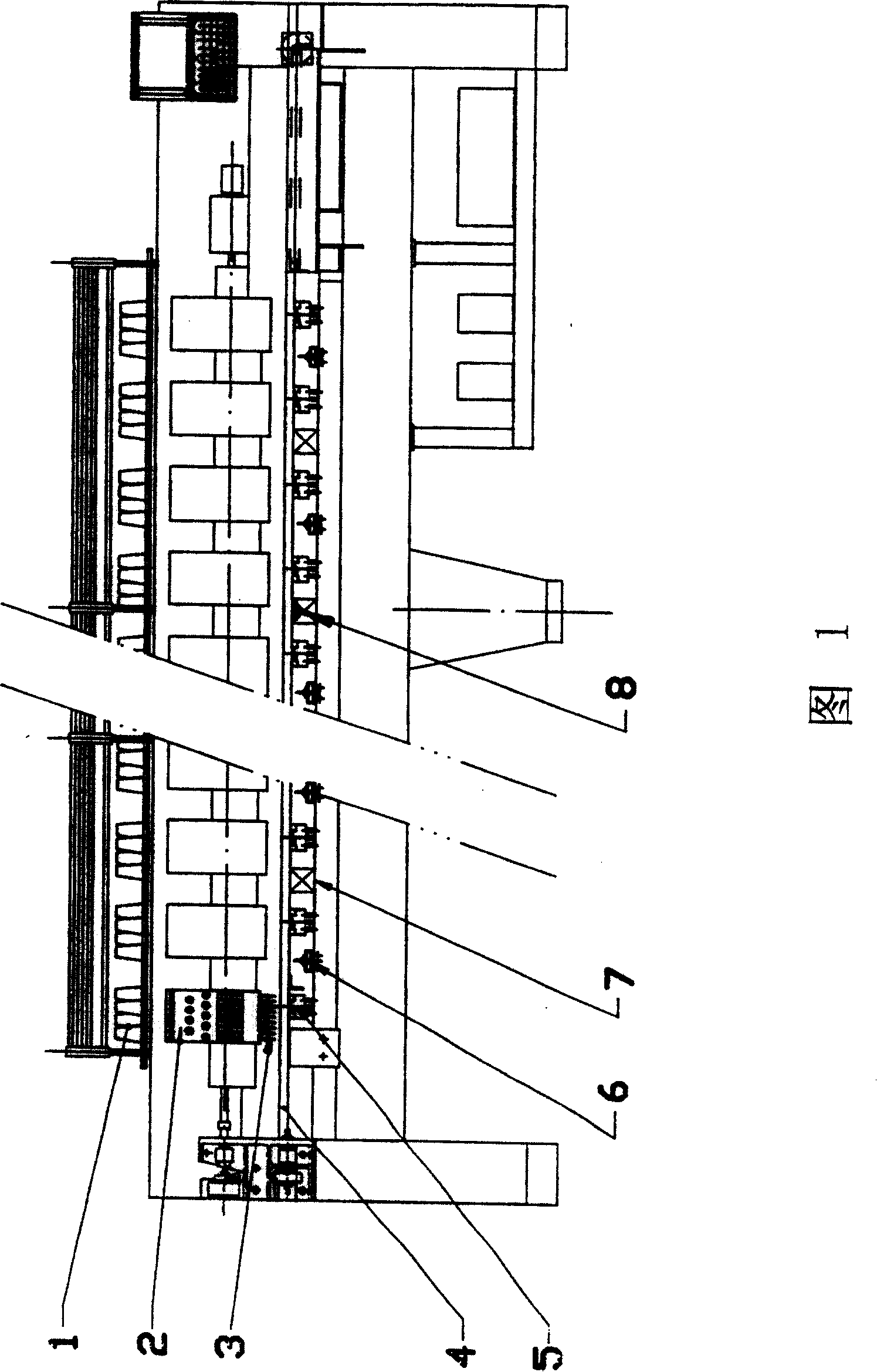 Automatic lubrication system for shaft of rotating shuttle in many-headed computer embroidery machine