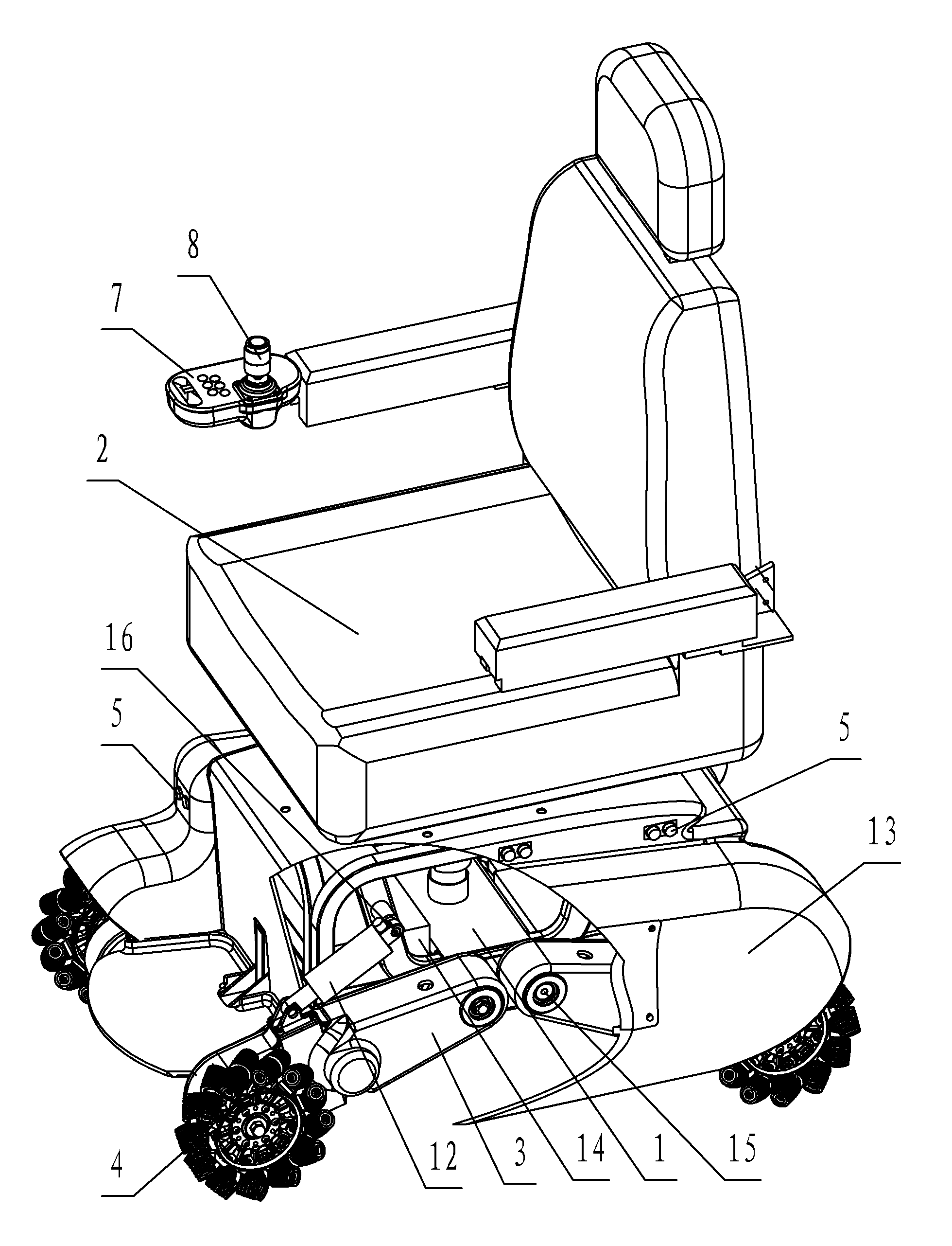 Omni-directional intelligent electric wheel chair