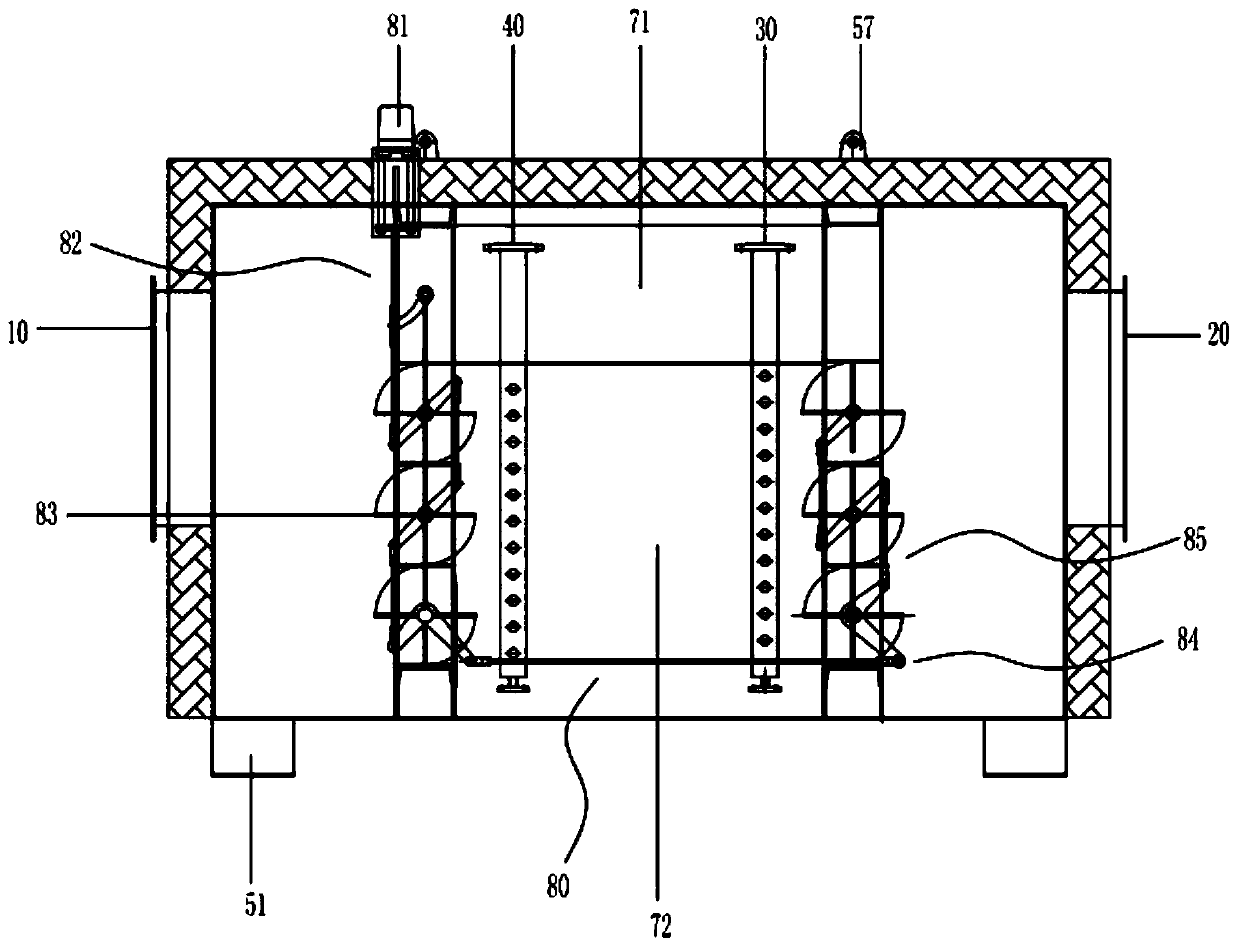 Smoke gas composite tube waste heat recovery device