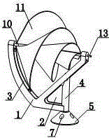 A rotary cutting device for wheat straw processing