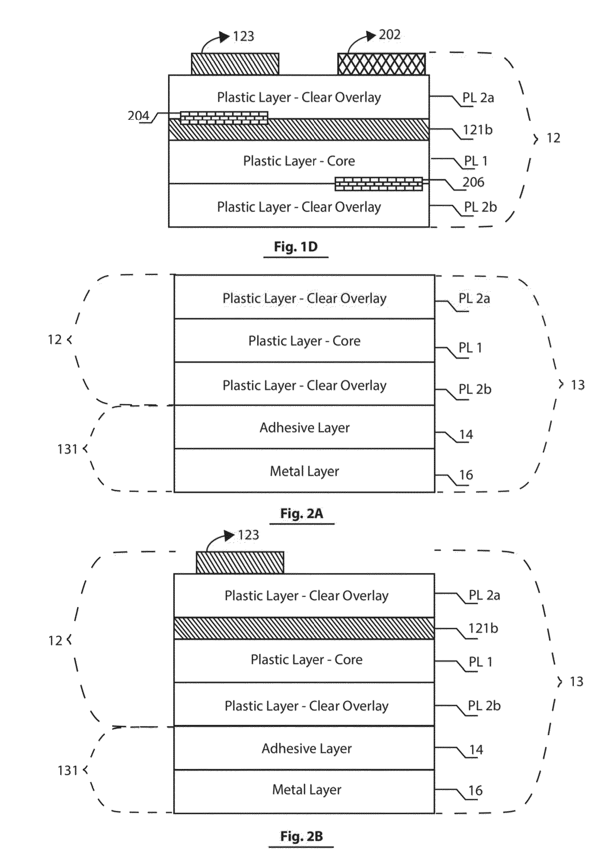 Card with metal layer and electrostatic protection