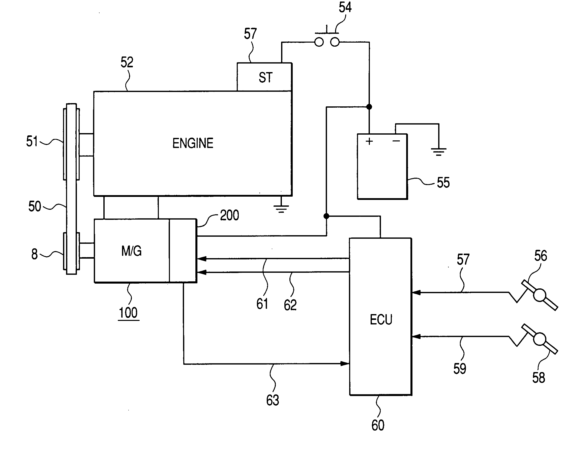 Driving/electric-power generating system for vehicle