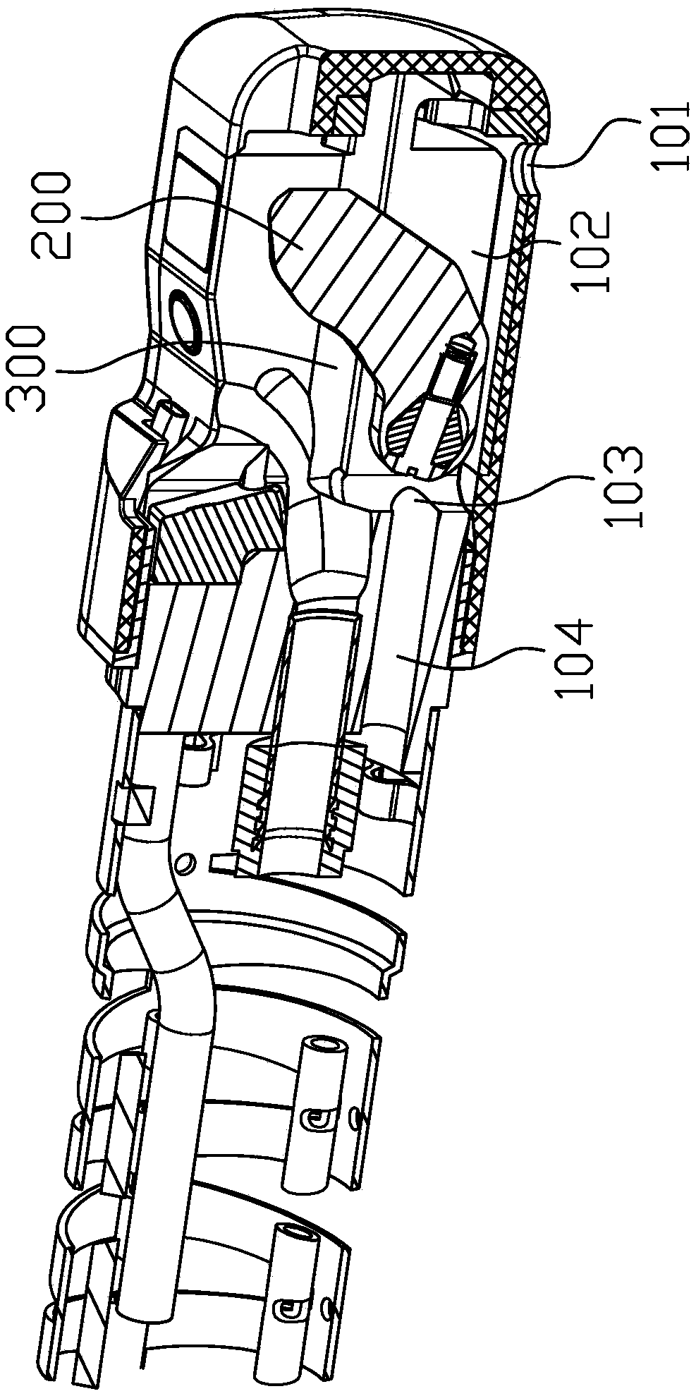 An endoscope lens holder and an endoscope capable of eliminating dead ends for disinfection