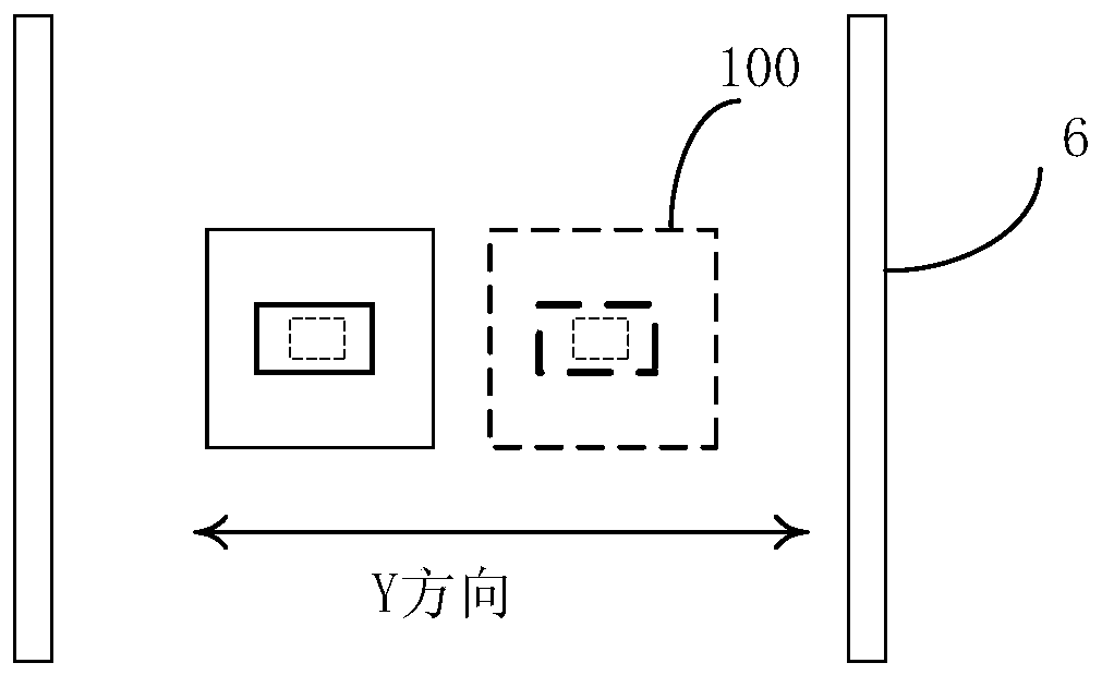 Train positioning system static testing device and static testing method