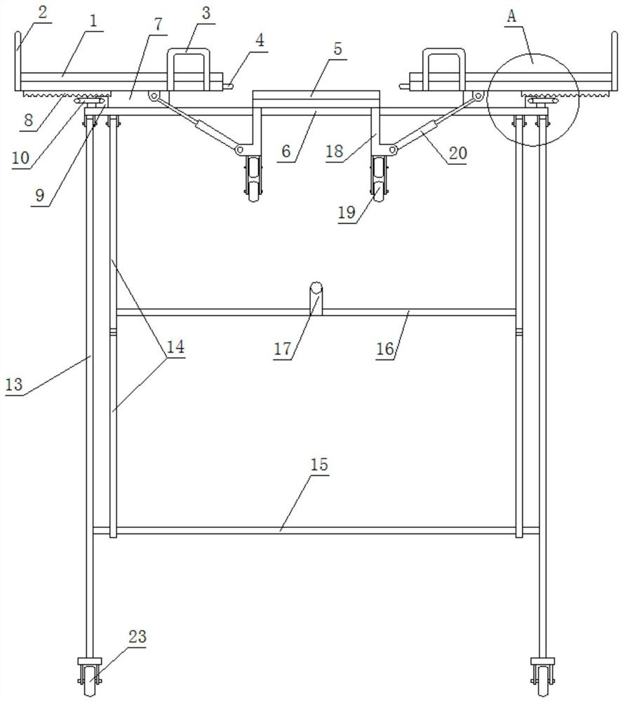 Cardiology patient emergency transport stretcher bed