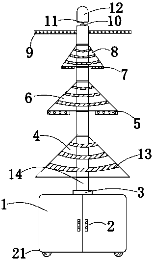 Cosmetic display rack