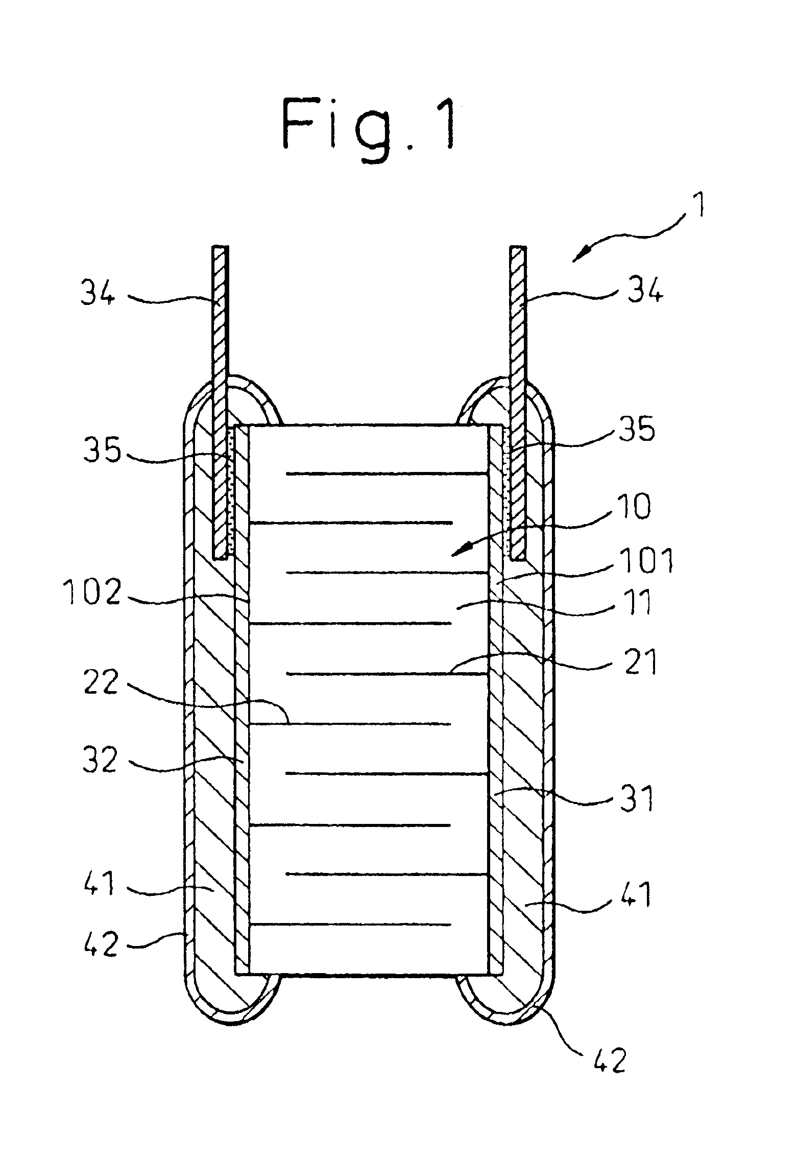 Piezoelectric element and injector using the same