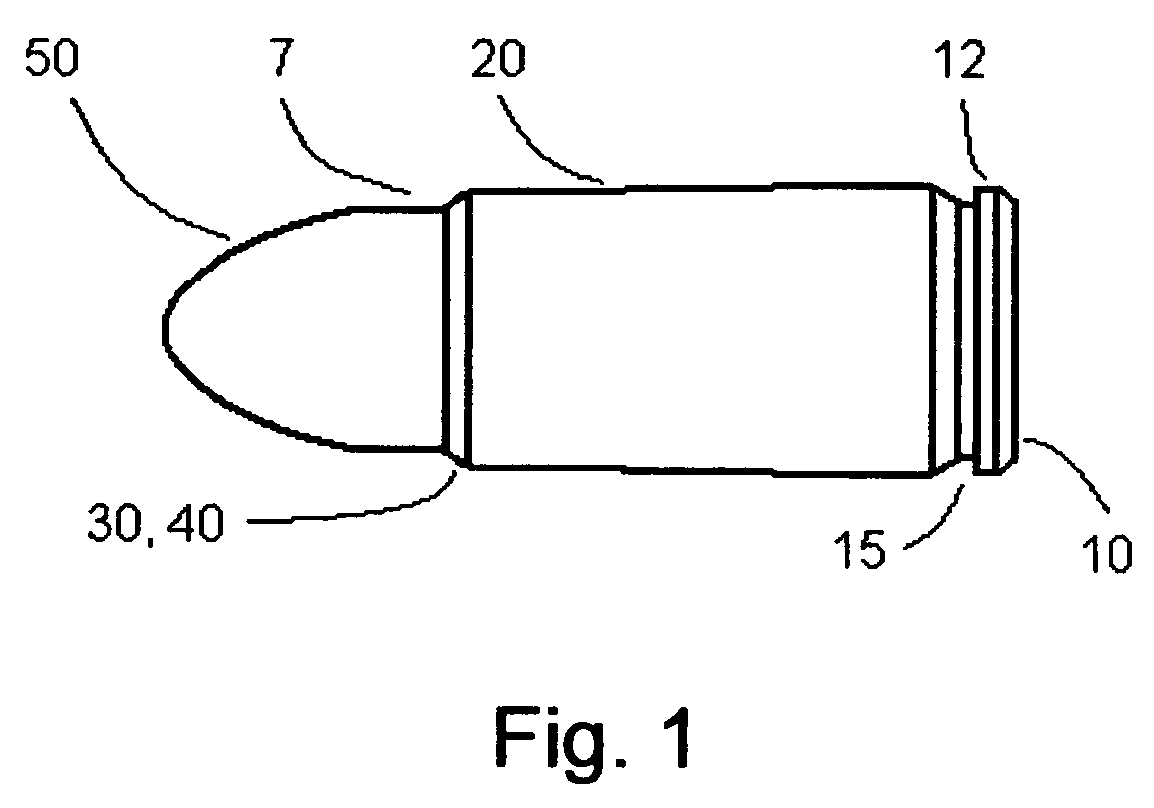 Cartridge and chamber for simulated firearm