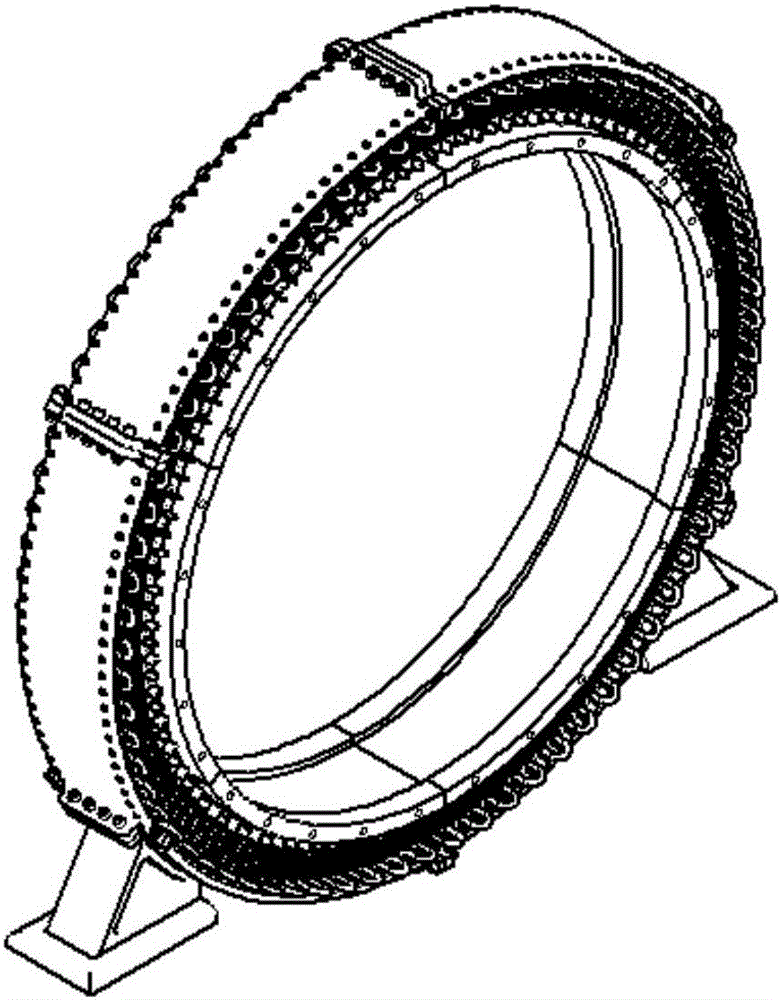 Annular permanent magnetism gearless ball mill direct drive motor