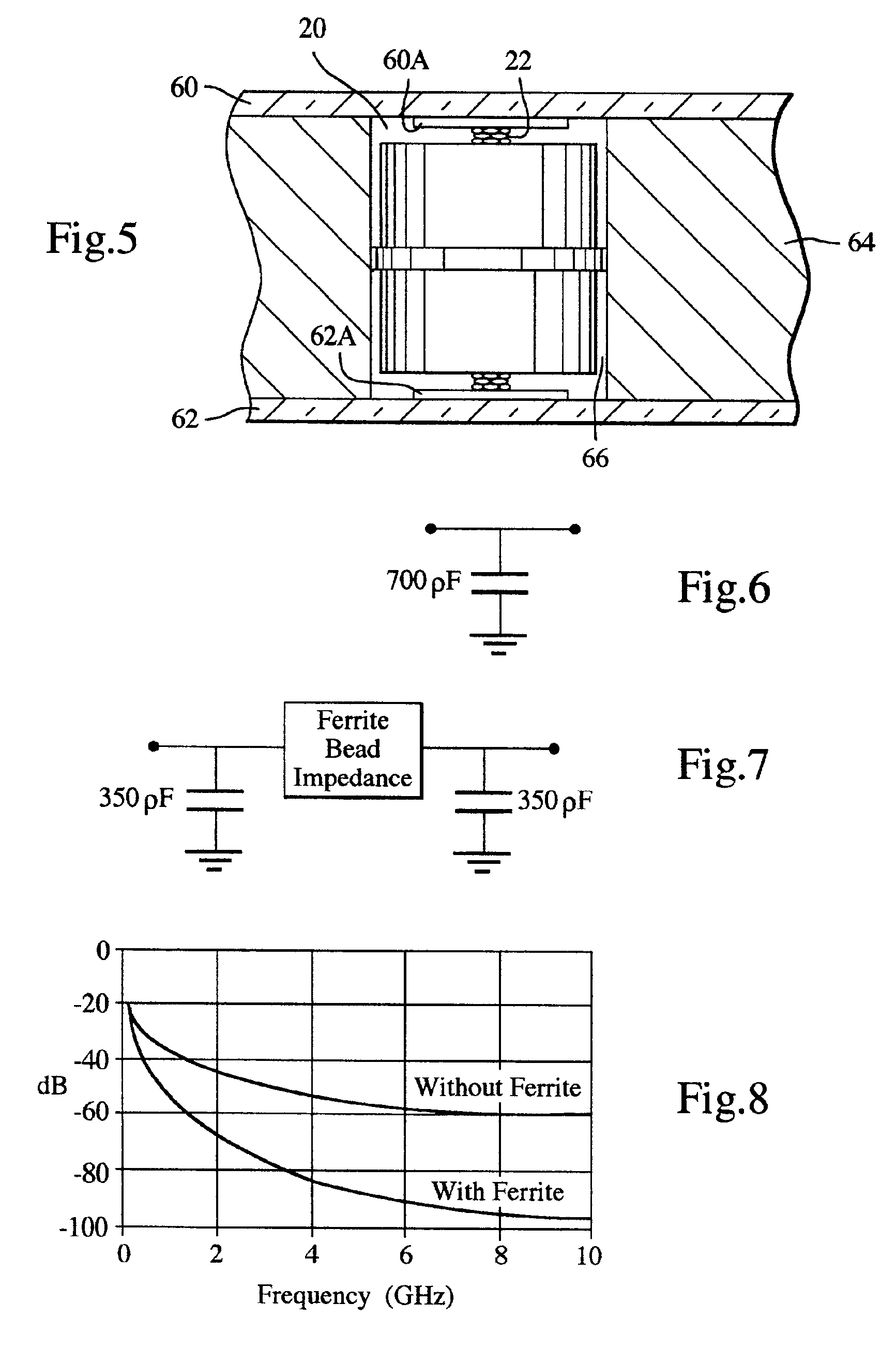 RF filtered DC interconnect