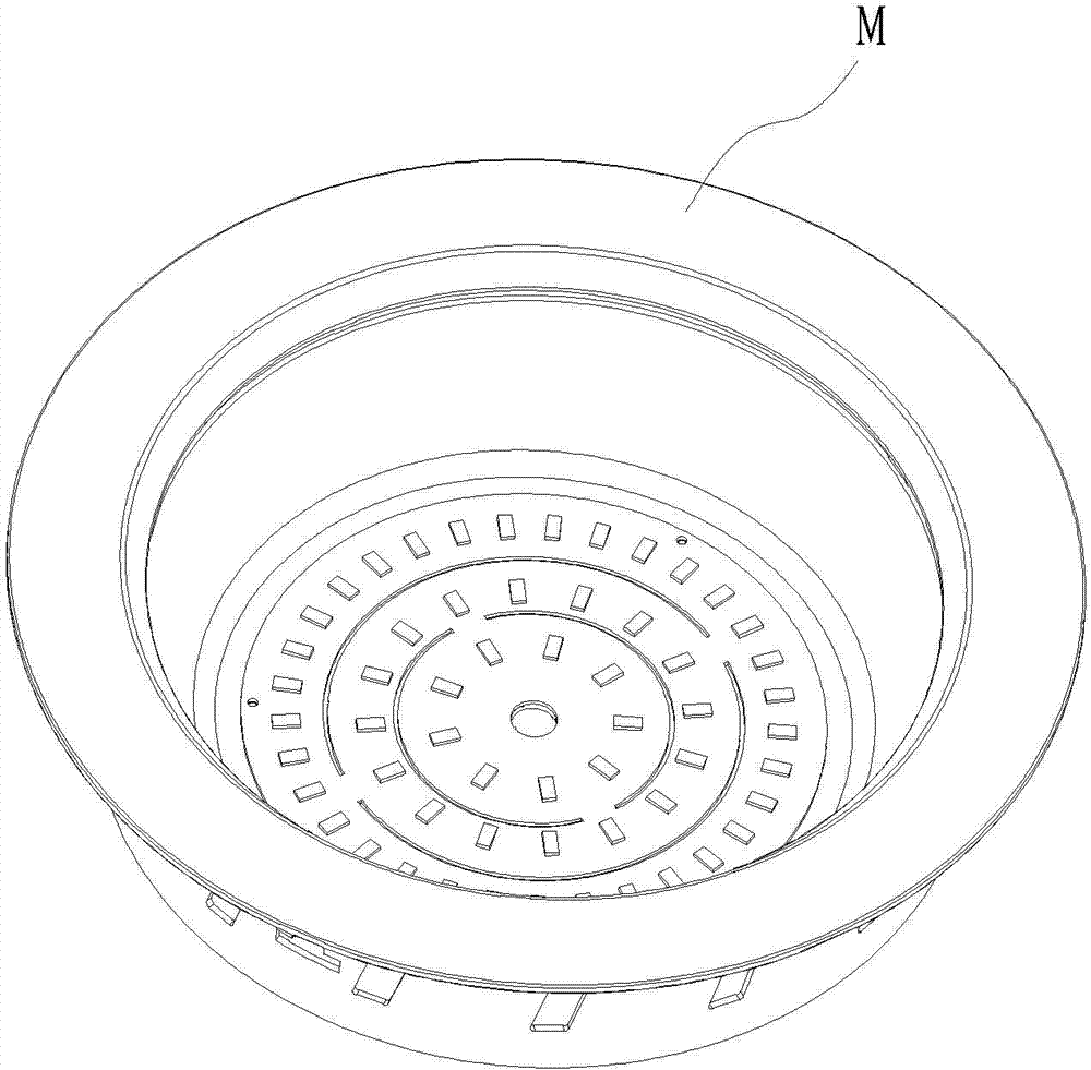 Radiating method of array LED (Light Emitting Diode) light source panel and structure