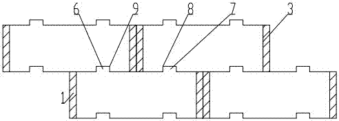 Energy-saving building brick and construction method