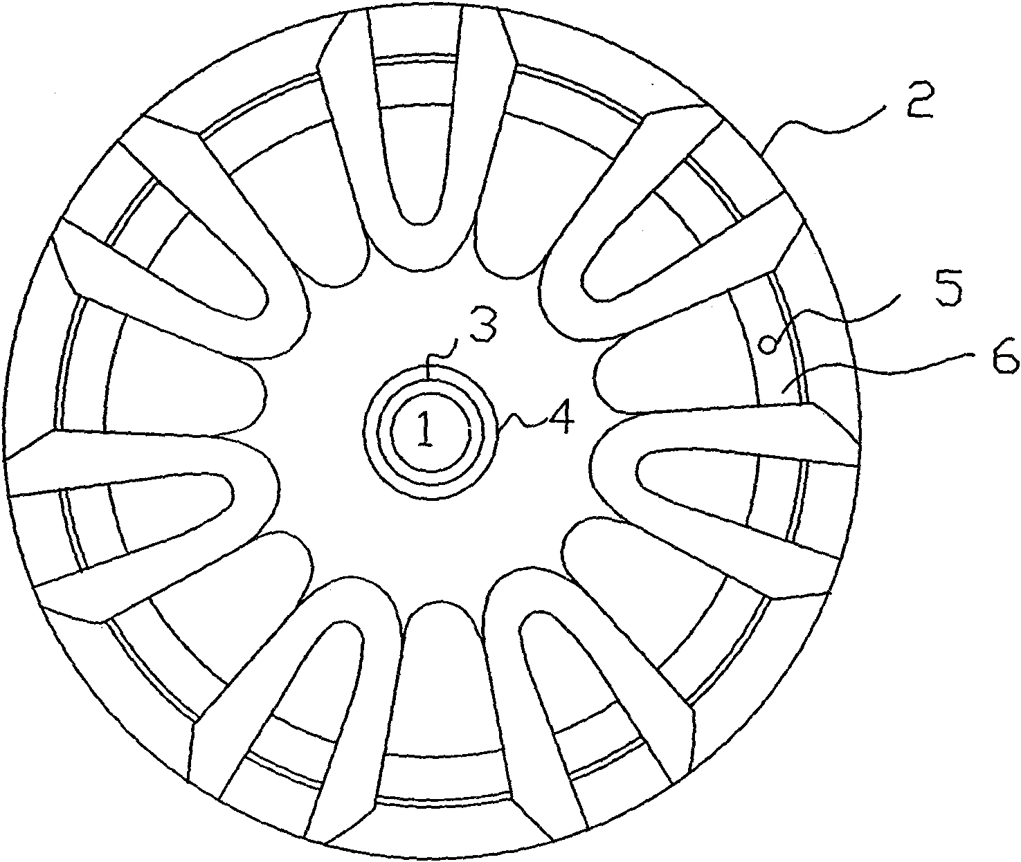 Device for tire burst test